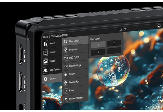 FEELWORLD FW568 PRO 6 Inch 1200nit High Bright Camera DSLR Monitor 4K HDMI 60Hz