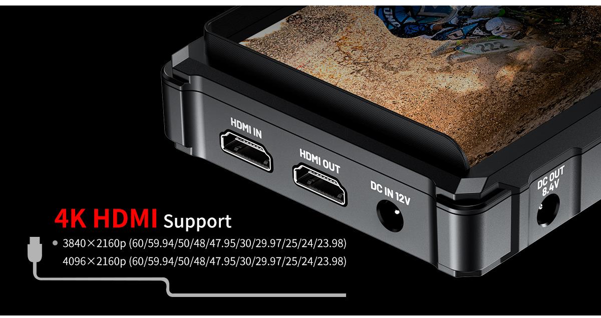 FEELWORLD FW568 PRO 6-inch 1200nit High Bright Camera DSLR Monitor 4K HDMI 60Hz