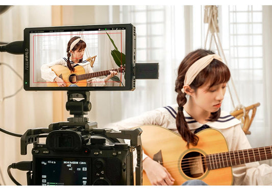 FEELWORLD CUT6 6-inch Touch Screen Monitor Recorder FHD IPS 4K HDMI