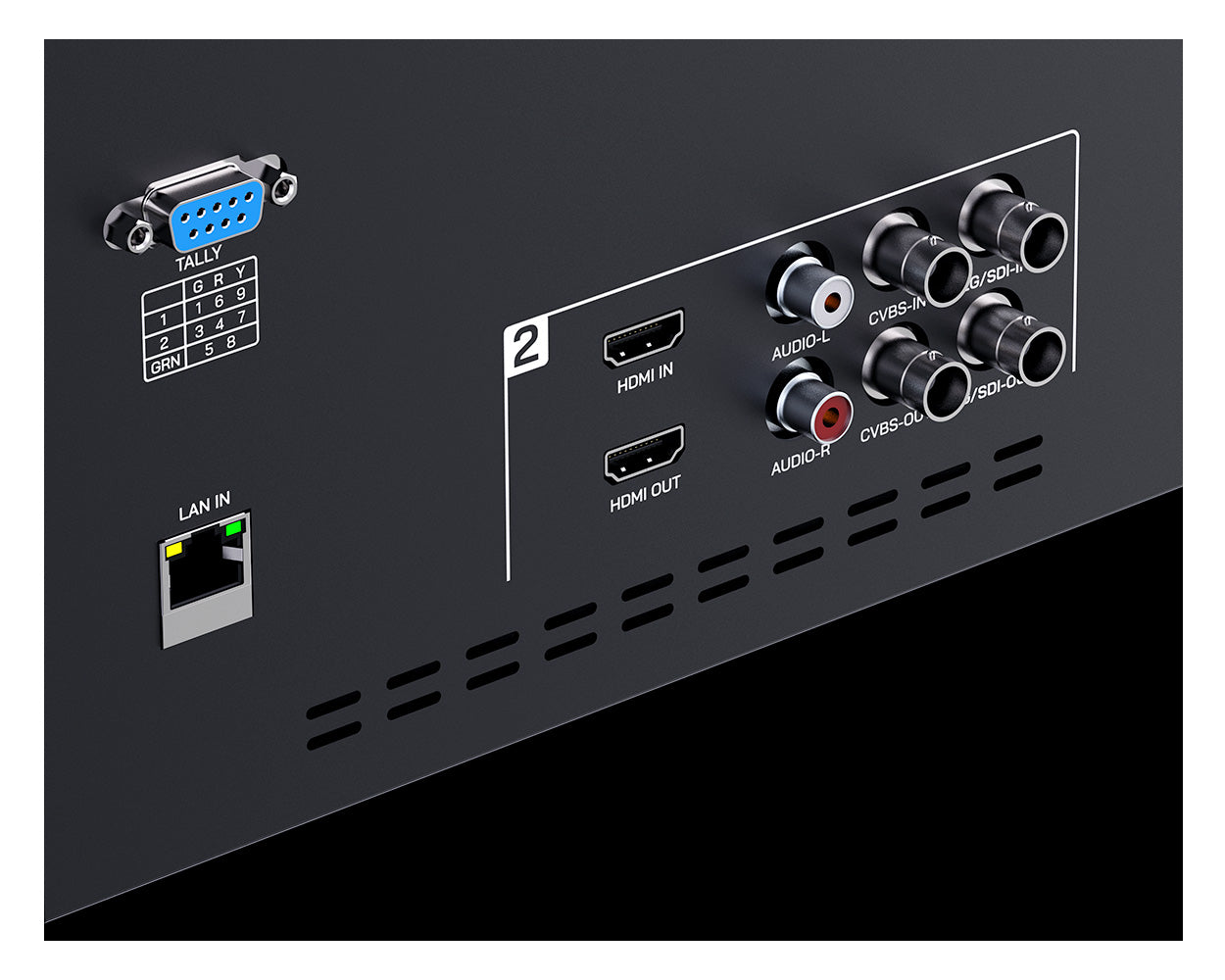 FEELWORLD FRM1001G Dual 10.1 Inch 4RU Rackmount Monitor 12G SDI 4K HDMI 1920x1200 IPS