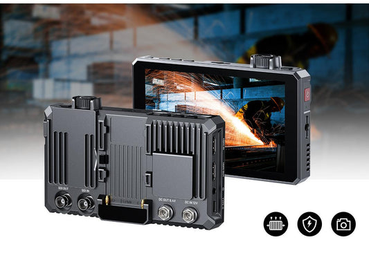 FEELWORLD SC6 6-inch 1500NIT High Brightness Aluminium Field Camera Video Monitor 3G SDI 4K HDMI 60Hz