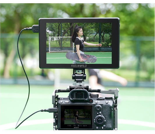 FEELWORLD SH7 7 Inch Ultra Bright 2200nit On-camera Monitor SDI HDMI Cross Conversion Time Code