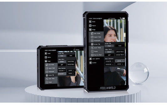 FEELWORLD PS6 5.5 Inch 550nit OLED Vertical Horizontal Camera Field Video Monitor Touch Screen 4K HDMI