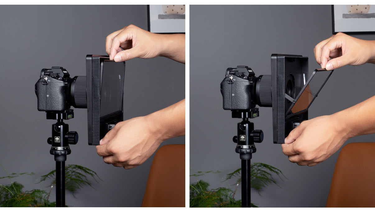 FEELWORLD TP10 Portable 10" Folding Teleprompter Up 11" Phone Tablet Prompter for Phone DSLR Shoot