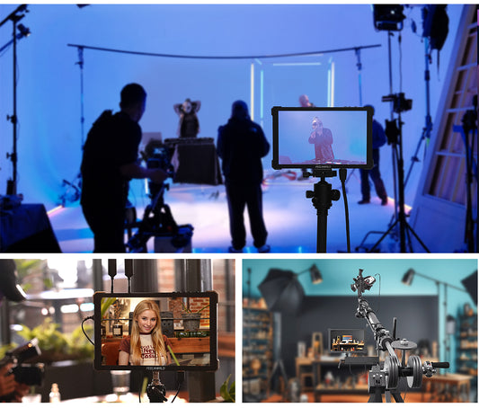 FEELWORLD T10 10.1 Inch 500nit Aluminium DSLR Camera Field Monitor External Install and Power Kit