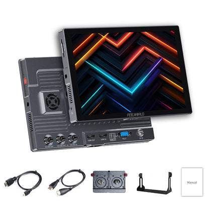 FEELWORLD S10 10-inch 12G SDI HDMI2.0 Camera Field Monitor High Brightness 1200nit Touchscreen