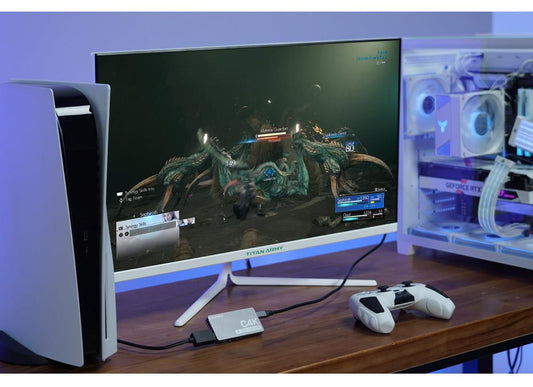 FEEWORLD C4K Video Capture 4K HDMI 60Hz In and Out USB-C Plug and Play for Streaming Gaming Video Conference