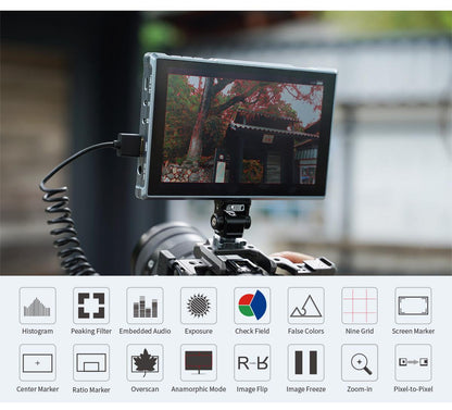 FEELWORLD FW759 PRO 7 Inch Touch Screen Camera Field Video Monitor 4K HDMI 1280x800 IPS