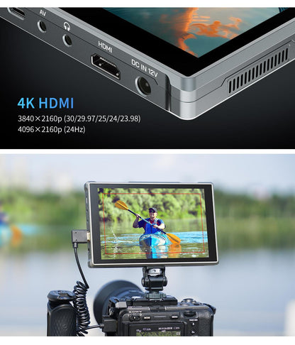 FEELWORLD FW759 PRO 7 Inch Touch Screen Camera Field Video Monitor 4K HDMI 1280x800 IPS