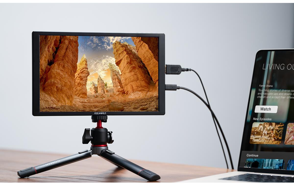 FEELWORLD D10 10.1 Inch 1920 x 1200 Touchscreen Monitor for Windows, Teleprompter, Raspberry Pi, Android