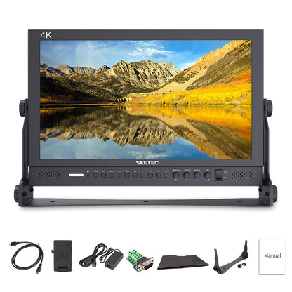 FEELWORLD SEETEC P173-9HSD 17.3" Aluminum Design 1920×1080 Pro Broadcast LCD Monitor with 3G-SDI HDMI AV