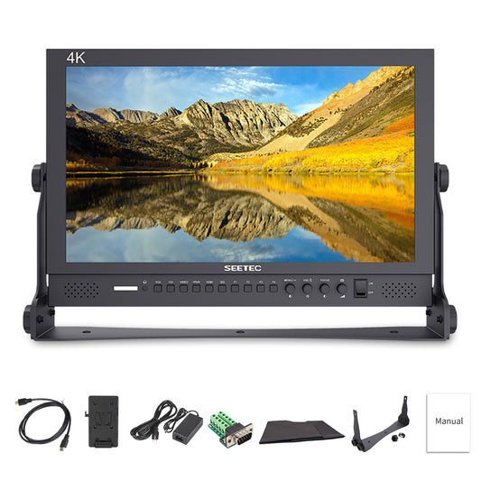 FEELWORLD SEETEC P173-9HSD 17.3" Aluminum Design 1920×1080 Pro Broadcast LCD Monitor with 3G-SDI HDMI AV