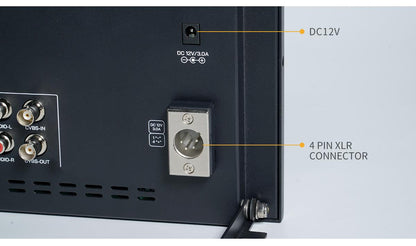 FEELWORLD D101 PLUS / D101 PLUS-H Dual 10.1"4RU Rack Mount Monitor 4K HDMI CVBS 1920x1200IPS