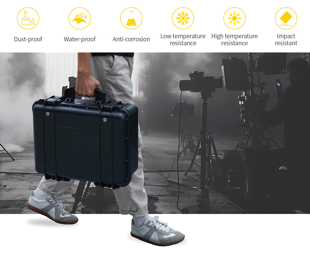 FEELWORLD SEETEC WPC156 15.6 inch 1000nit High Bright Carry-on Production Monitor with Waterproof Case