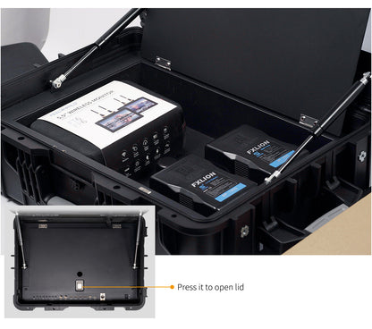 FEELWORLD SEETEC WPC215 21.5 Inch 1000nit High Bright Carry-on Production Monitor with Waterproof Case
