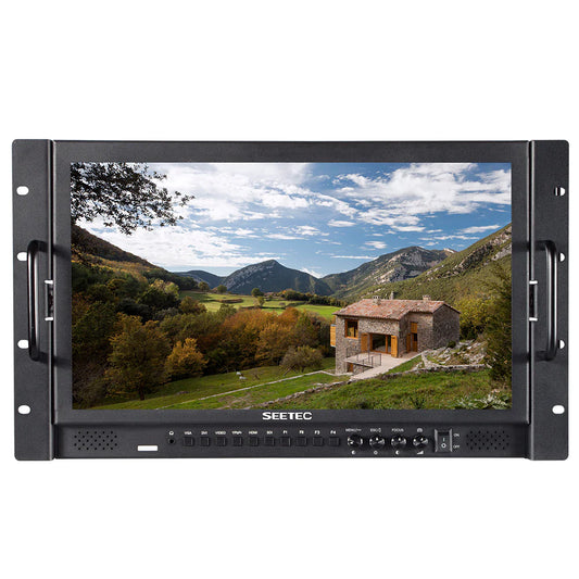 FEELWORLD SEETEC P173-9HSD-RM 17.3" Rack Mount Broadcast LCD Monitor with 3G-SDI HDMI AV