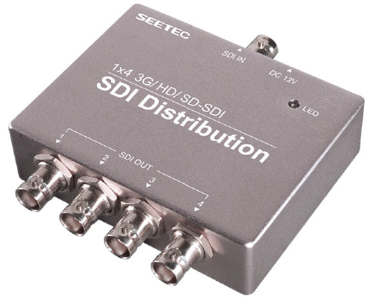 FeelWorld SEETEC 3G/ HD/ SD-SDI Distribution 1X4 SDI-124