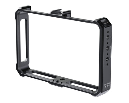 FEELWORLD Camera Monitor Cage for F5 PRO F5 PROX F6 PLUS F6 PLUSX Monitor with Multiple Expansion Interfaces Full Aluminum Alloy 2008