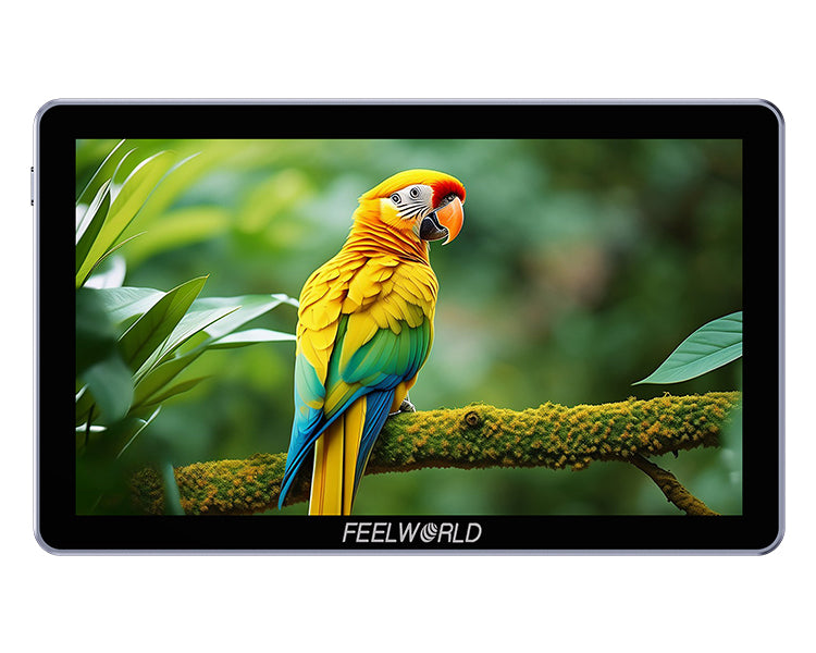 FEELWORLD P7XL 7″ Camera Field Monitor – 1500nit High Brightness, 10-bit, HDMI 2.0, Built-in Battery, Aluminum Body