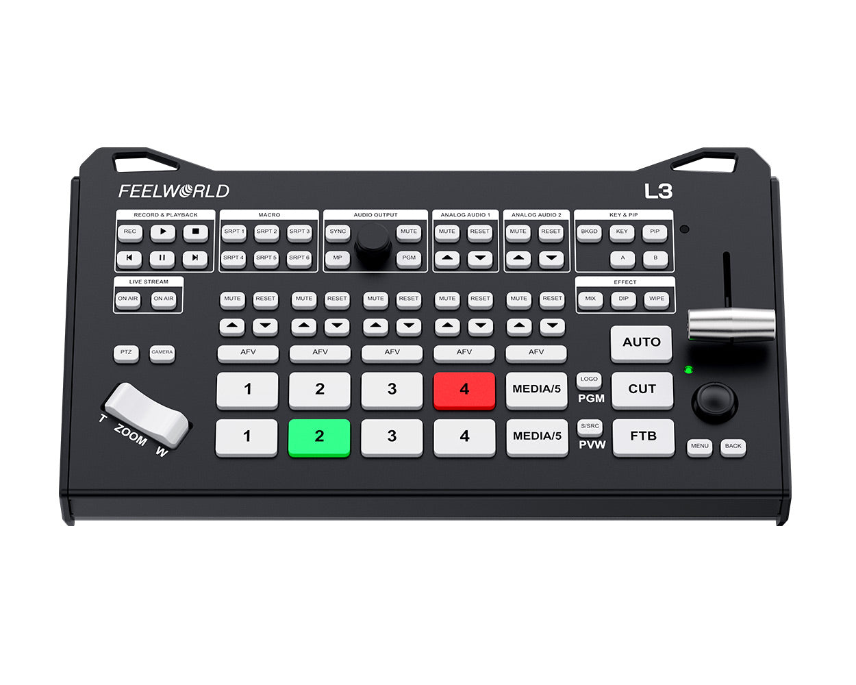 FEELWORLD L3 Multiple Camera Video Switcher Mixer 4K HDMI UVC RTMP Streaming PTZ UVC Camera Control