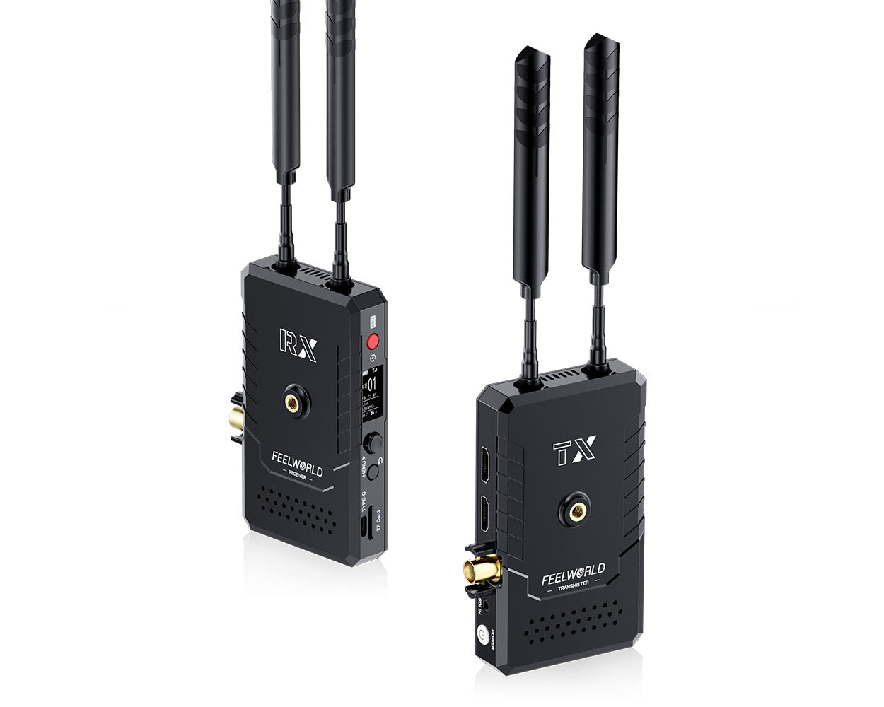 FEELWORLD WTRS Wireless Video Transmitter & Receiver SDI 4K HDMI Recording Playback