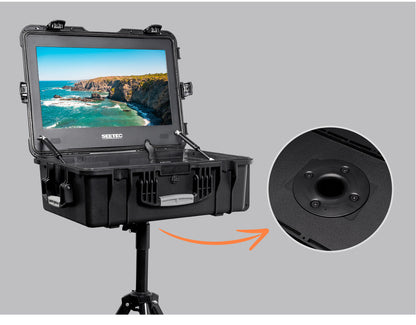FEELWORLD SEETEC WPC215 21.5 Inch 1000nit High Bright Carry-on Production Monitor with Waterproof Case