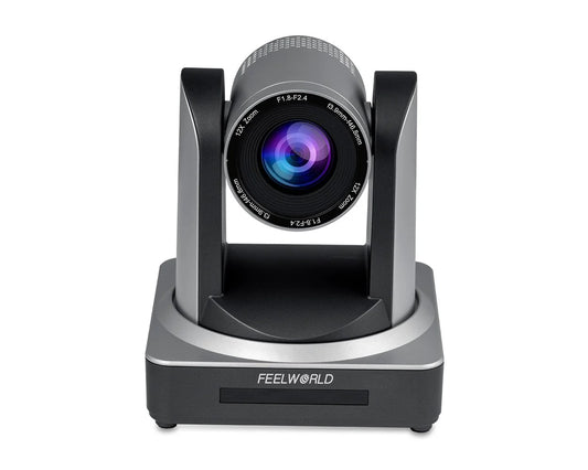 FEELWORLD POE12X PTZ Camera, 12X Zoom 1080P@60fps, HDMI/SDI/USB/IP, PoE Auto Tracking Live Streaming