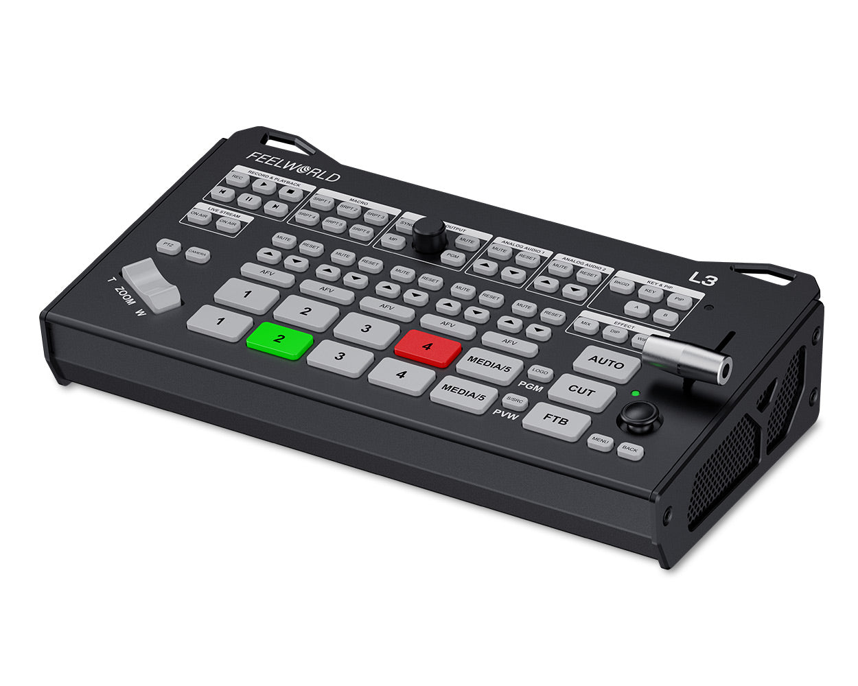 FEELWORLD L3 Multiple Camera Video Switcher Mixer 4K HDMI UVC RTMP Streaming PTZ UVC Camera Control