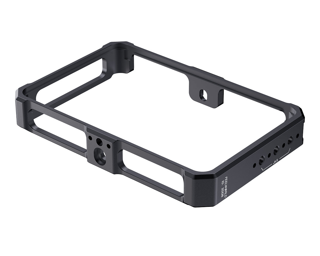 FEELWORLD Camera Monitor Cage for F5 PRO F5 PROX F6 PLUS F6 PLUSX Monitor with Multiple Expansion Interfaces Full Aluminum Alloy 2008