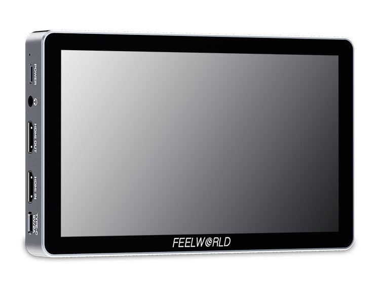 FEELWORLD P7XL 7″ Camera Field Monitor – 1500nit High Brightness, 10-bit, HDMI 2.0, Built-in Battery, Aluminum Body