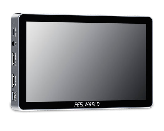 FEELWORLD P7XL 7″ Camera Field Monitor – 1500nit High Brightness, 10-bit, HDMI 2.0, Built-in Battery, Aluminum Body
