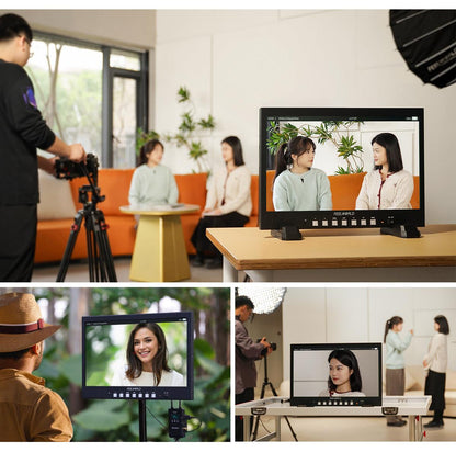 FEELWORLD FVM215-1000 21.5-inch Professional Production Broadcast Monitor High Brightness 1000nit Full HD IPS 4K60Hz HDMI 3G-SDI
