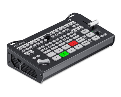 FEELWORLD L3 Multiple Camera Video Switcher Mixer 4K HDMI UVC RTMP Streaming PTZ UVC Camera Control