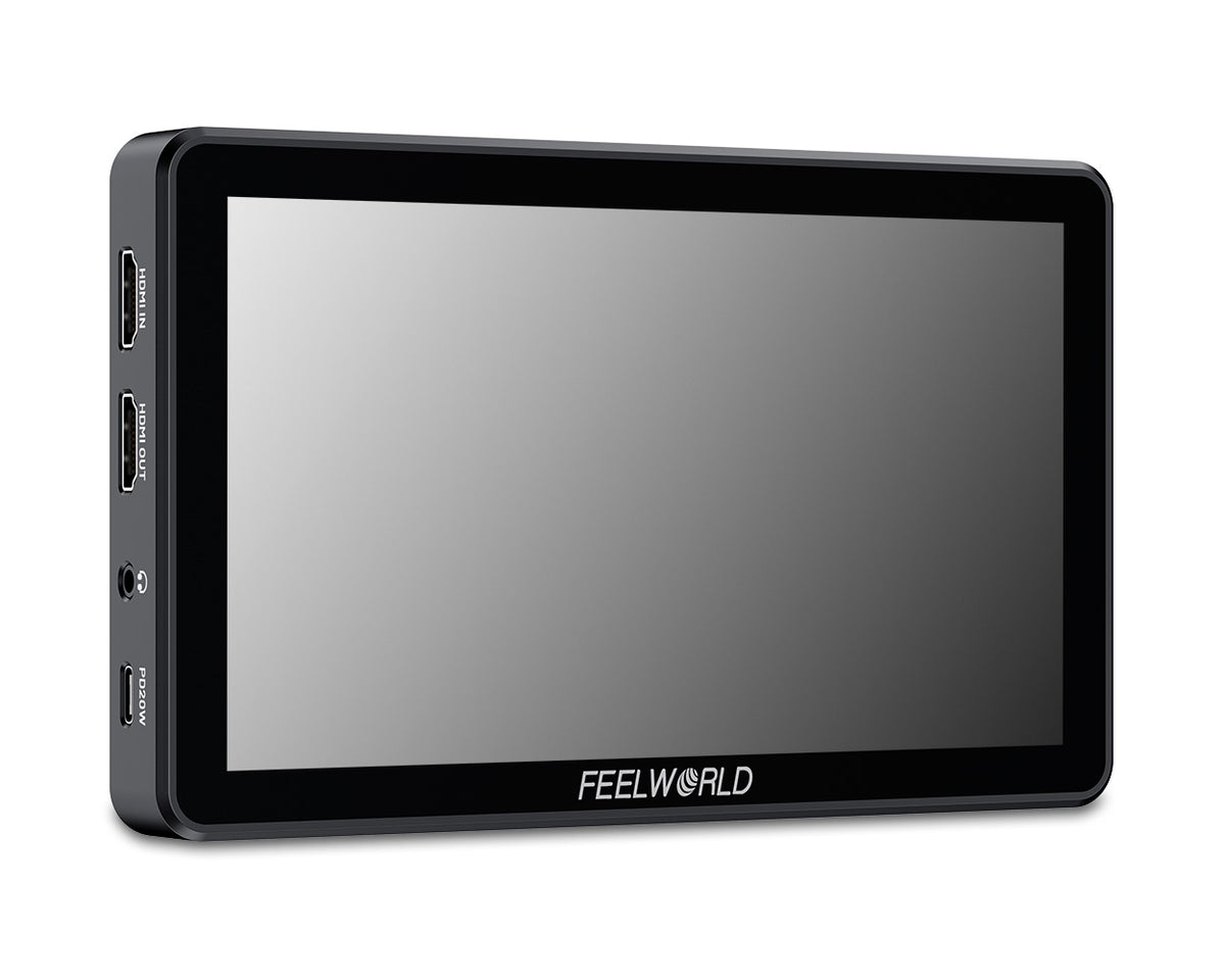 FEELWORLD LUT7ST 7" 10-bit 3G-SDI/HDMI 2.0 Field Monitor, 2000nits AG+AF Touchscreen for Camera