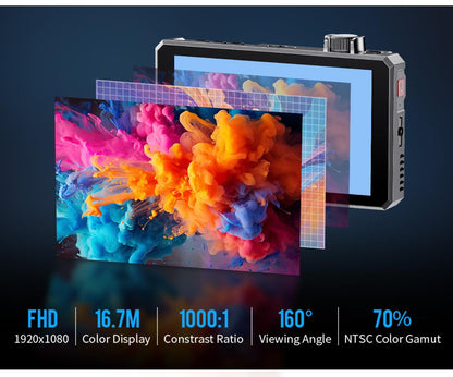 FEELWORLD SC6 6-inch 1500NIT High Brightness Aluminium Field Camera Video Monitor 3G SDI 4K HDMI 60Hz