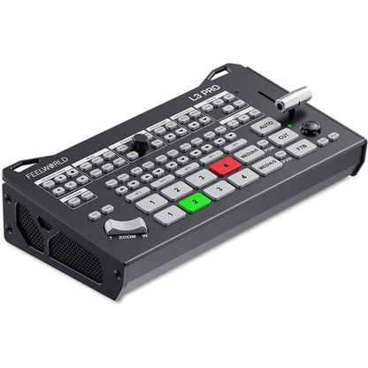 FEELWORLD L3 PRO Multiple Camera Video Switcher Mixer 3G SDI 4K HDMI UVC RTMP Streaming PTZ UVC Camera Control