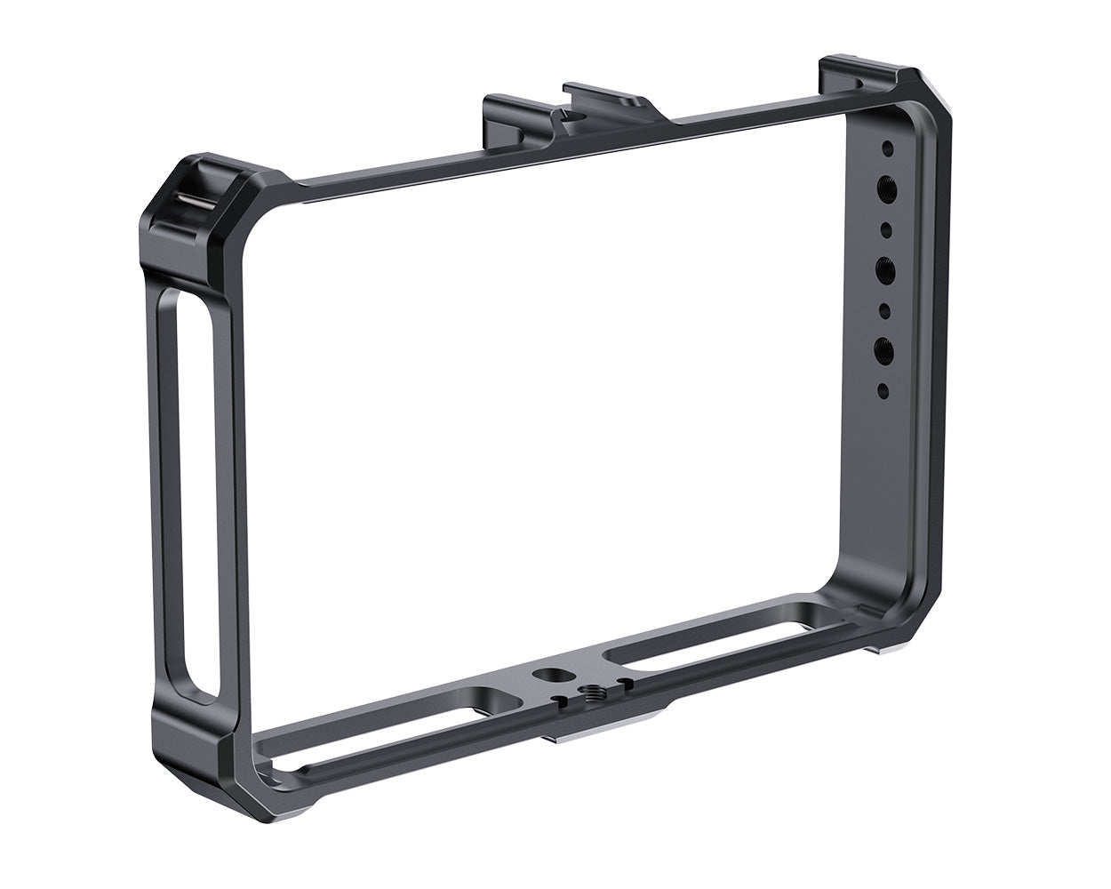 FEELWORLD Camera Monitor Cage for F5 PRO F5 PROX F6 PLUS F6 PLUSX Monitor with Multiple Expansion Interfaces Full Aluminum Alloy 2008