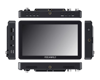 FEELWORLD LUT7T 7" 10-bit HDMI Field Monitor, 2000nits Touchscreen, AG+AF Coating for Camera Live View