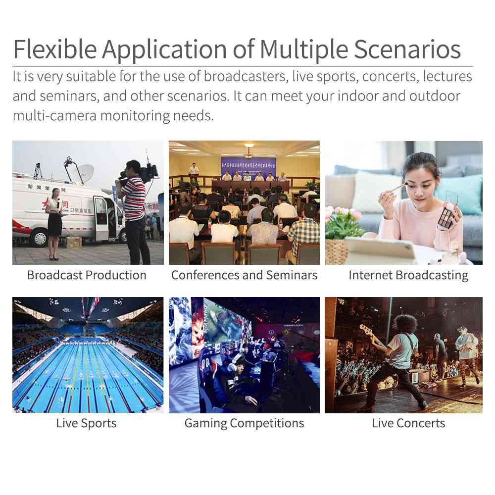 FEELWORLD SEETEC ATEM156 15.6 Inch Live Streaming Broadcast Director Monitor with 4 HDMI Input Output Quad Split Display for ATEM Mini Video Switcher Mixer Pro Studio Television Production