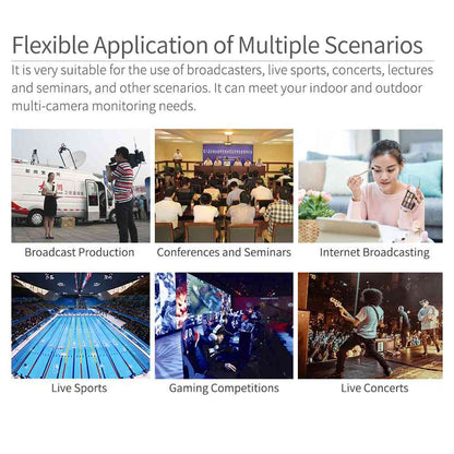 FEELWORLD SEETEC ATEM156 15.6 Inch Live Streaming Broadcast Director Monitor with 4 HDMI Input Output Quad Split Display for ATEM Mini Video Switcher Mixer Pro Studio Television Production