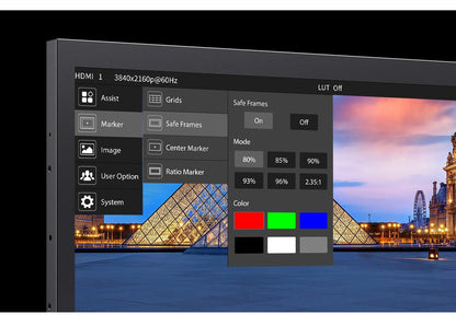 FEELWORLD FVM215-1000 21.5-inch Professional Production Broadcast Monitor High Brightness 1000nit Full HD IPS 4K60Hz HDMI 3G-SDI