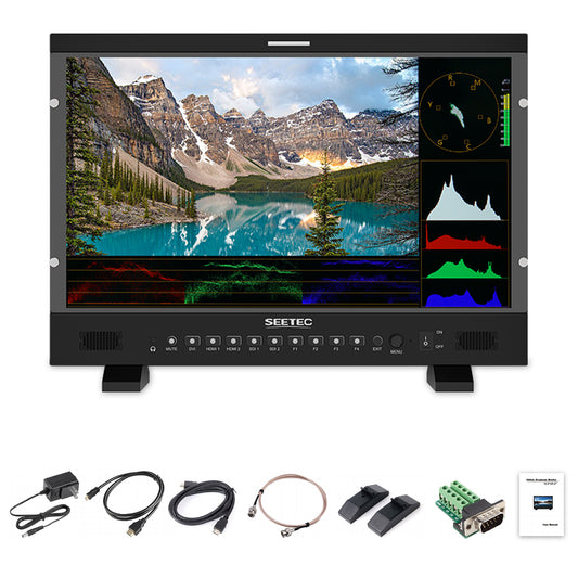SEETEC P215 PRO 21.5 inch 1000nit High Bright Broadcast Director Monitor with Waveform LUT HDMI SDI