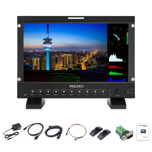 SEETEC P133 PRO 13.3 inch 1000nit High Bright Broadcast Monitor with Waveform LUT HDMI SDI