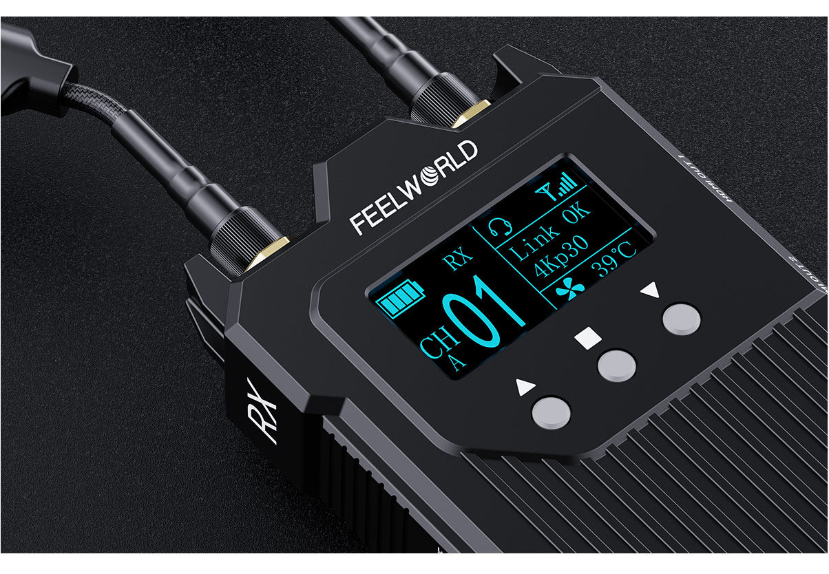 FEELWORLD WT1S/WT1H 4K Wireless Video Transmission System SDI+Dual HDMI Full Duplex Intercom Live Streaming