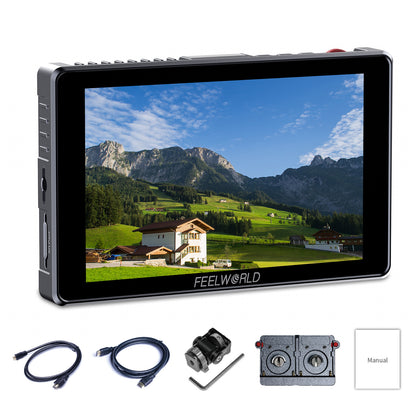 FEELWORLD S7 7-inch 12G SDI HDMI2.0 Camera Field Monitor High Brightness1600nit Touchscreen