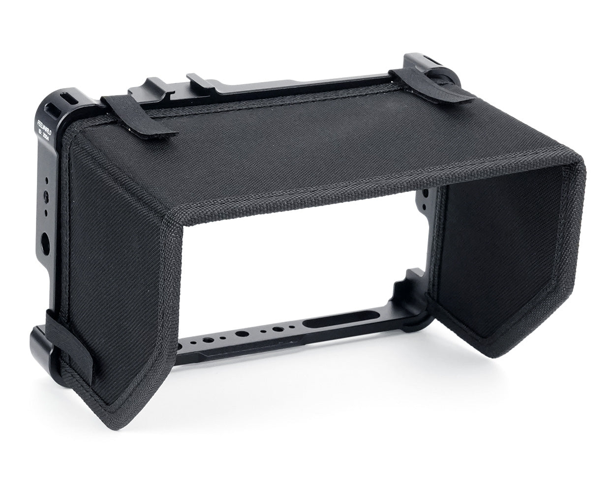 FEELWORLD Camera Monitor Cage Kit for S7 Field Monitor with Multiple Expansion Interfaces and Sunhood Full Aluminum Alloy-2004