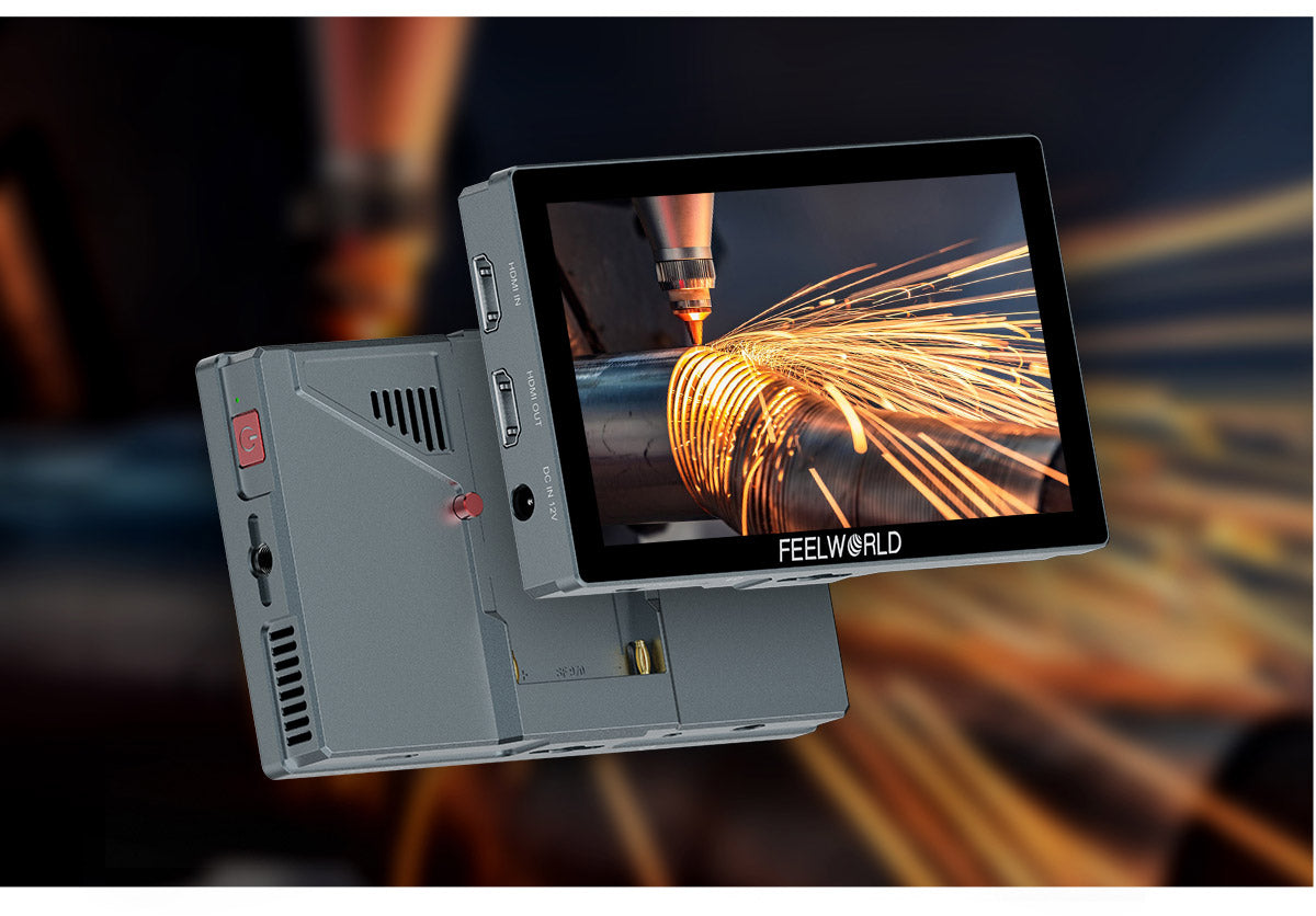 FEELWORLD P6X 5.5 Inch Touchscreen High Bright 1200nit Aluminium Housing DSLR Camera Field Monitor 4K 60Hz