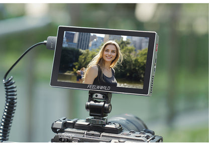 FEELWORLD P6X 5.5 Inch Touchscreen High Bright 1200nit Aluminium Housing DSLR Camera Field Monitor 4K 60Hz