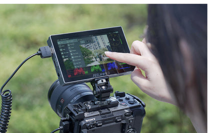 FEELWORLD P6X 5.5 Inch Touchscreen High Bright 1200nit Aluminium Housing DSLR Camera Field Monitor 4K 60Hz