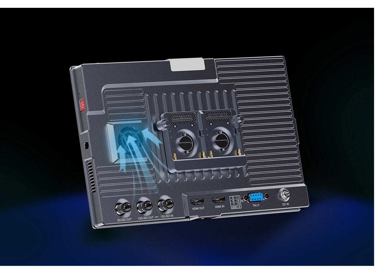 FEELWORLD S10 10-inch 12G SDI HDMI2.0 Camera Field Monitor High Brightness 1200nit Touchscreen